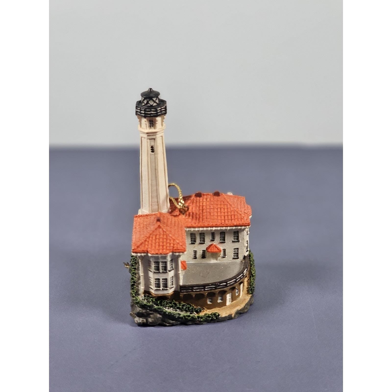 Lefton Alcatraz Lighthouse Ornament 1998 Coastal Decor Collectible
