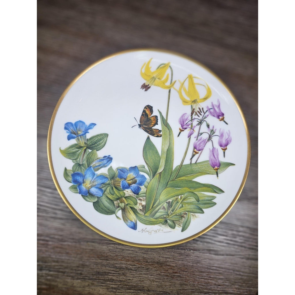 Franklin Mint Rocky Mountain Wildflowers Plate 1978 Porcelain