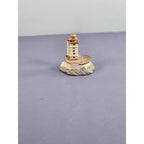 St. George Reef Lighthouse Thimble Miniature Coastal Decor Collectible Chipped