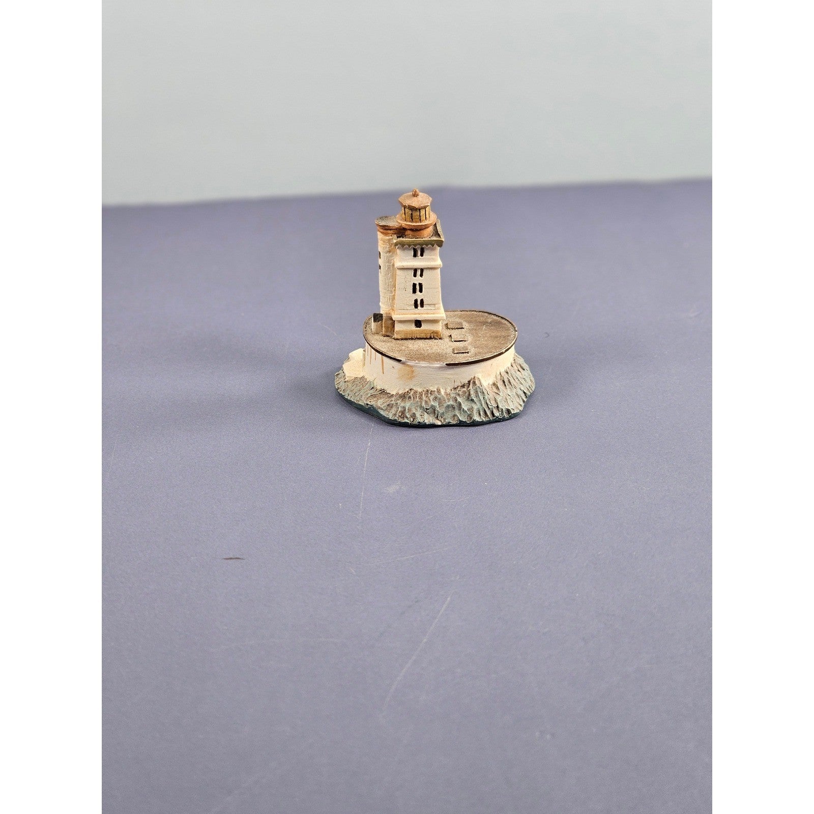 St. George Reef Lighthouse Thimble Miniature Coastal Decor Collectible Chipped