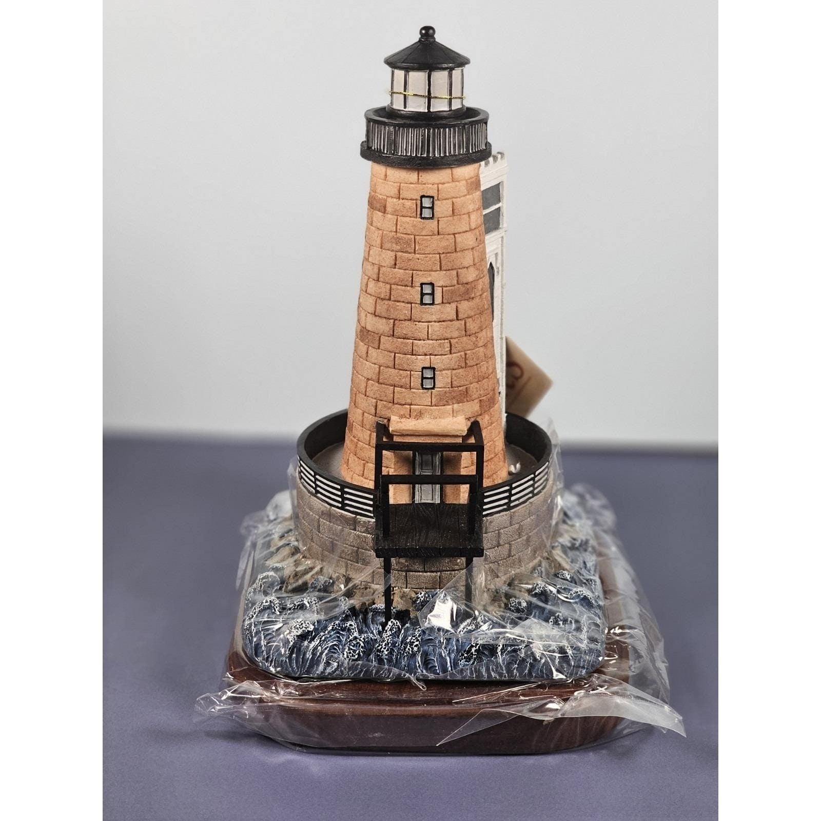 Lefton Lost Lights Bishop & Clerks Lighthouse w/ Box COA