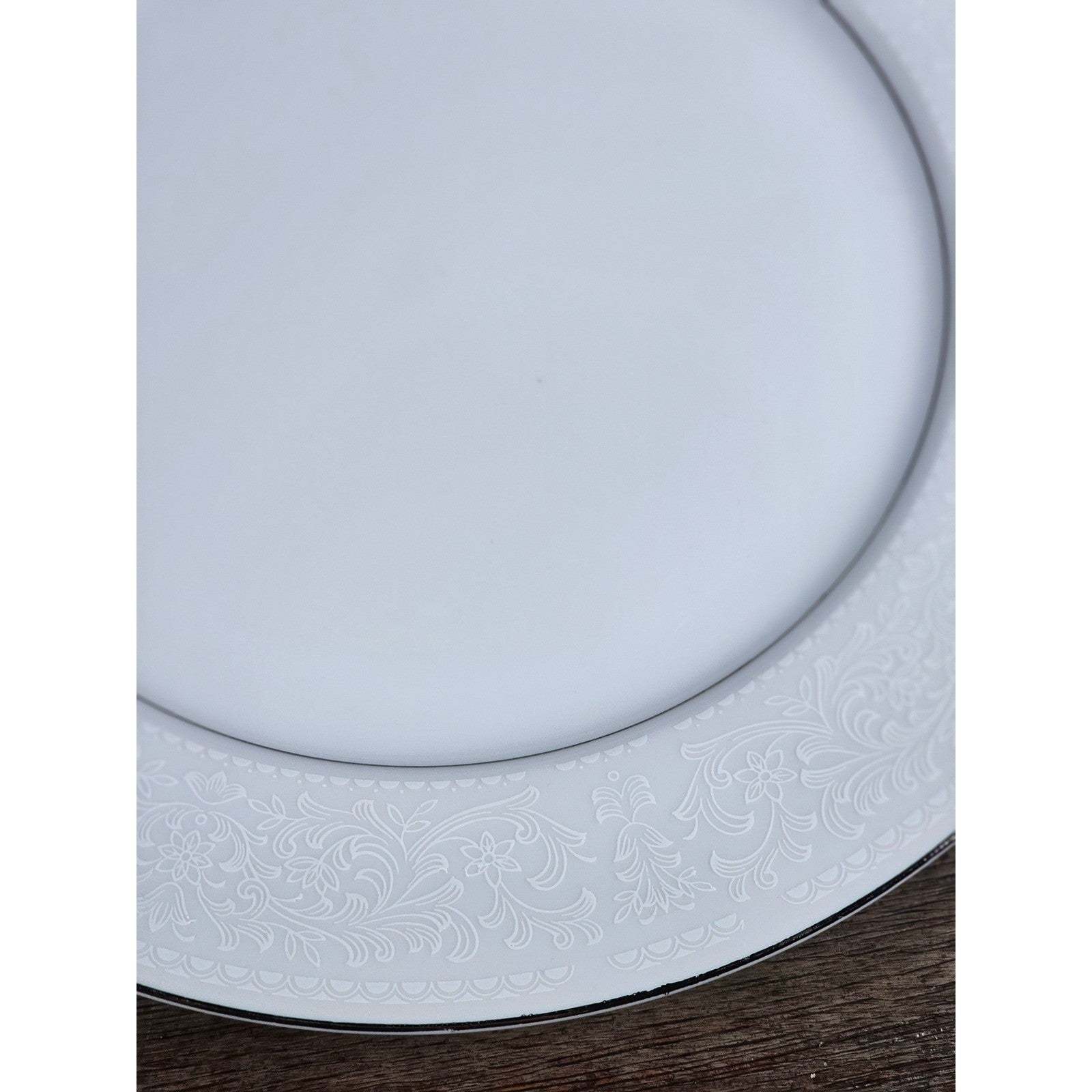 Mikasa Bridal Lace 10 Inch Dinner Plate White Fine China Japan