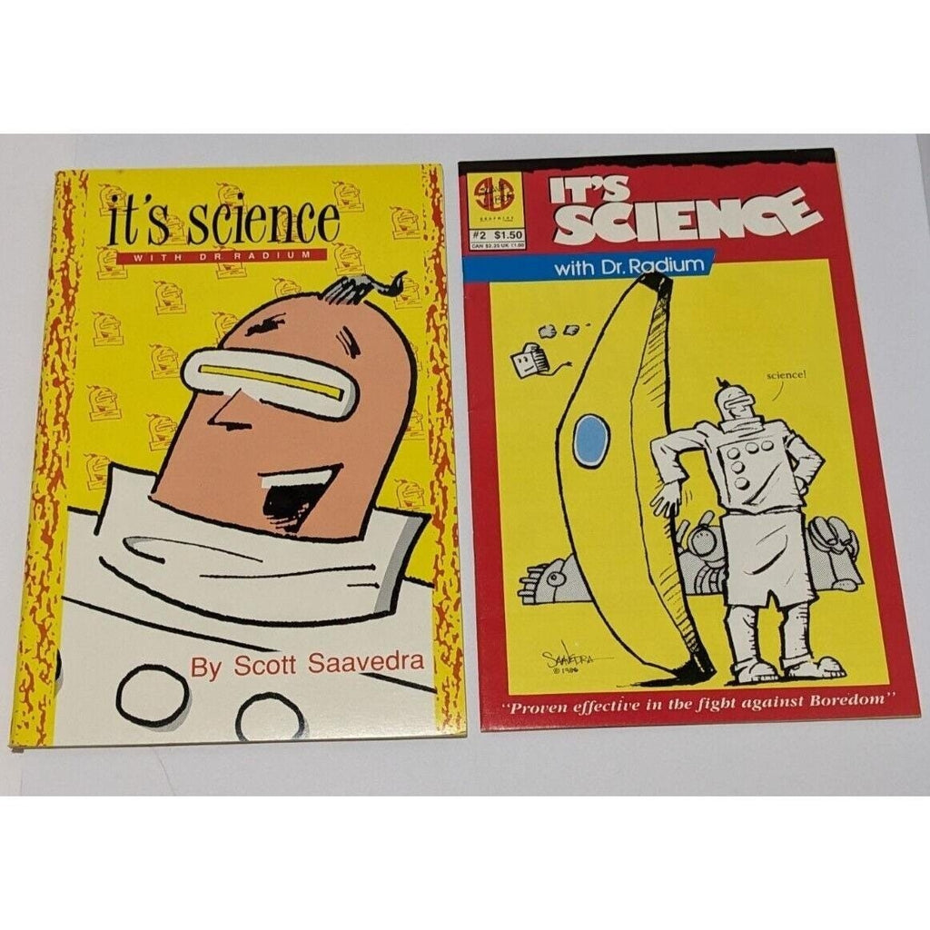 It's Science Dr Radium Book Comic Scott Saavedra First Ed Set