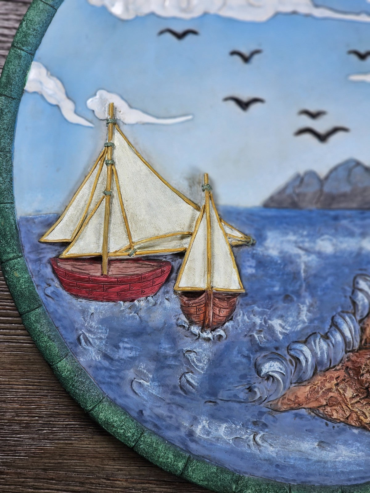 Seaside Retreat – Bradford Exchange Keepers of the Shore 3D Wall Art – Limited