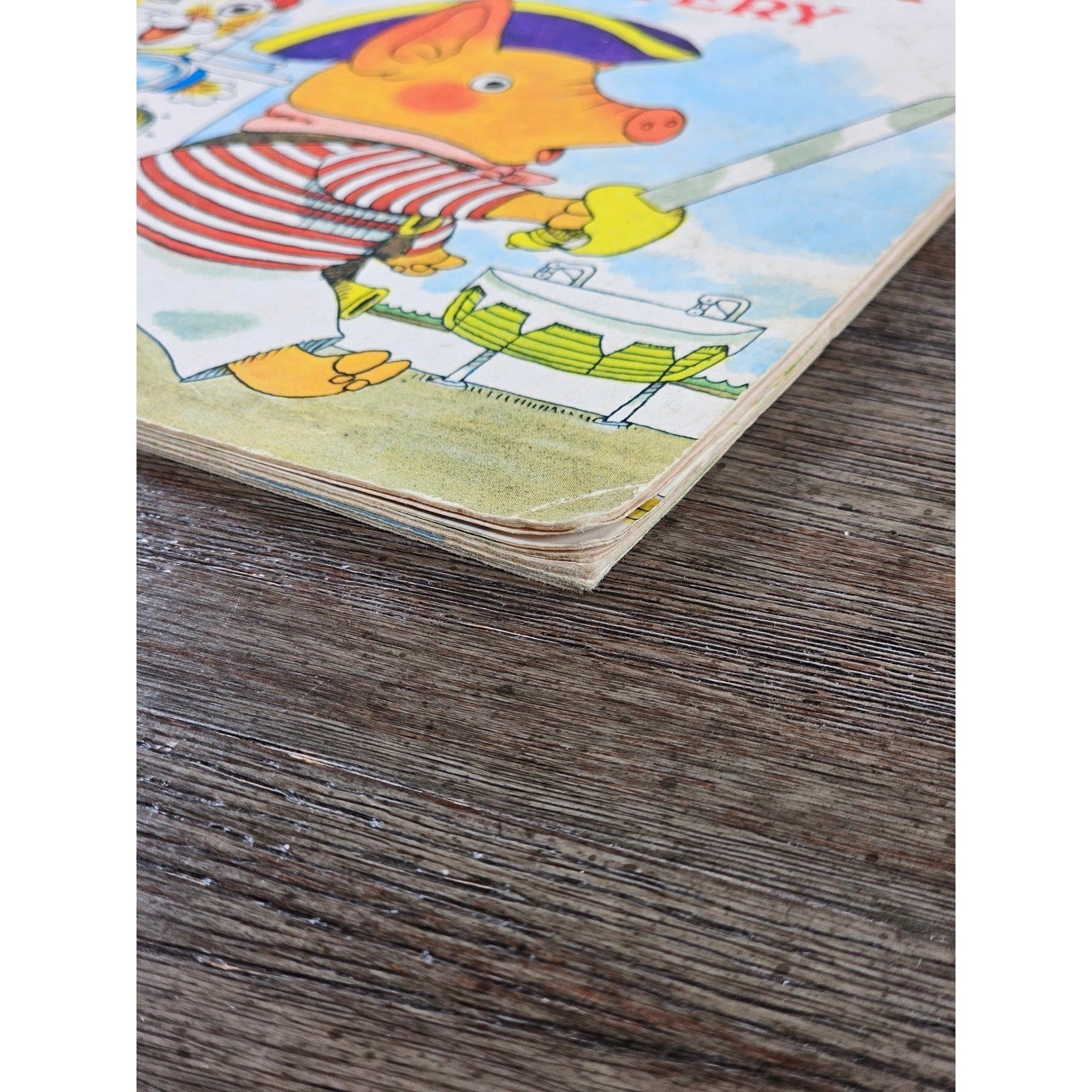 Richard Scarry Great Steamboat Mystery 1975 Pictureback Book