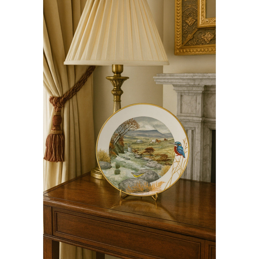 Vintage Franklin Porcelain Plate A Secluded Stream in November 1979