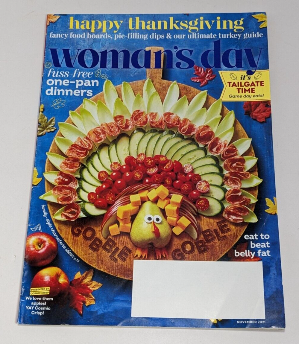 Woman'  Day Magazine November  2021 Thanksgiving Issue