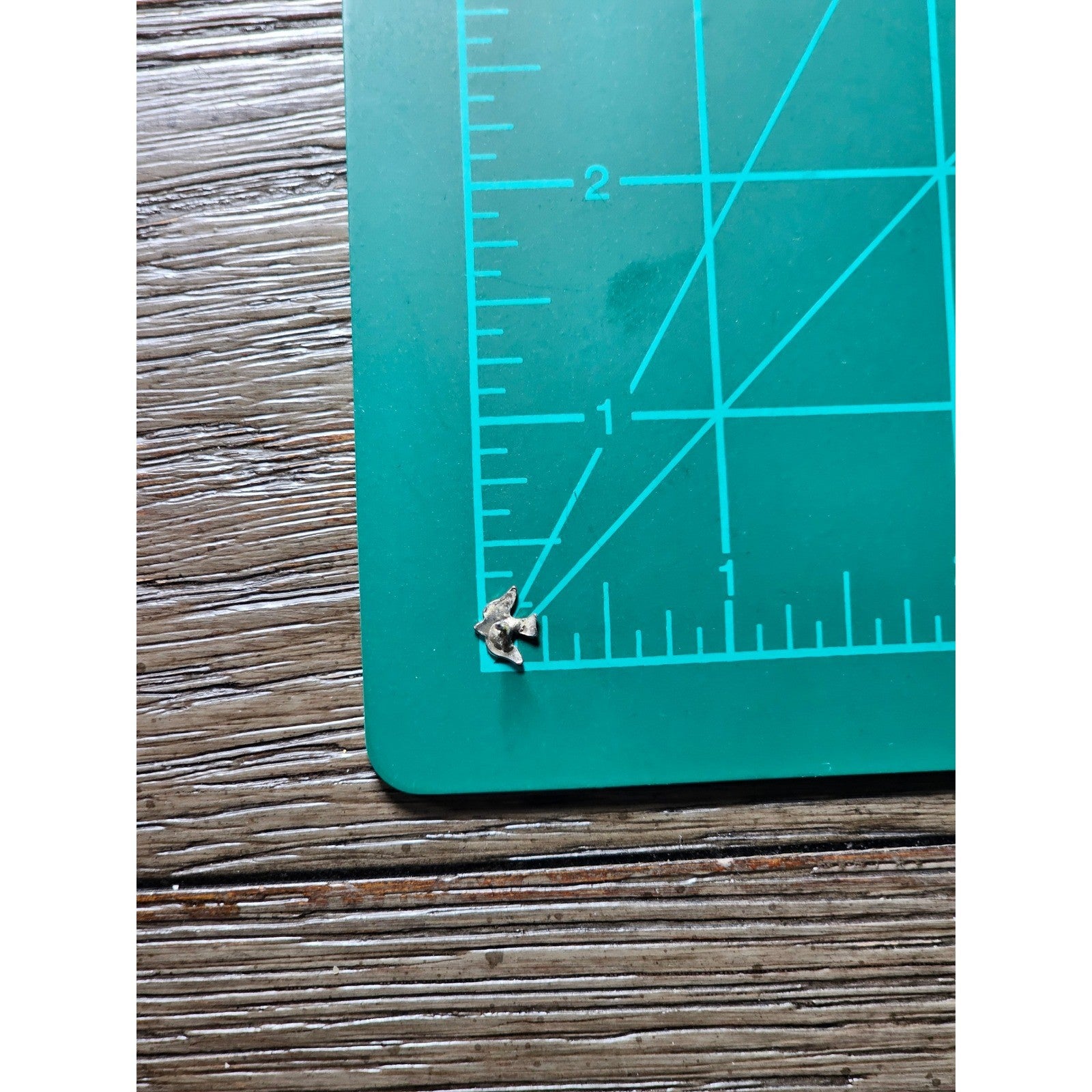 Vintage Silver Tone Bird Stud Earrings Small Swallow Post Pair