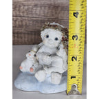 Dreamsicles Cherub Figurine with Bunny Signed Kristin Cast Art