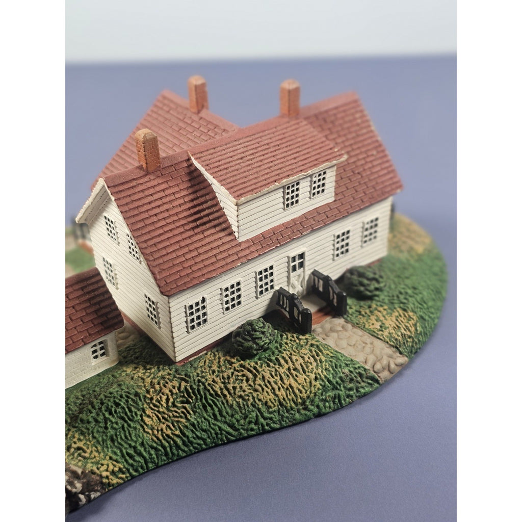 Vintage Danbury Mint West Quoddy Head Lighthouse Figurine