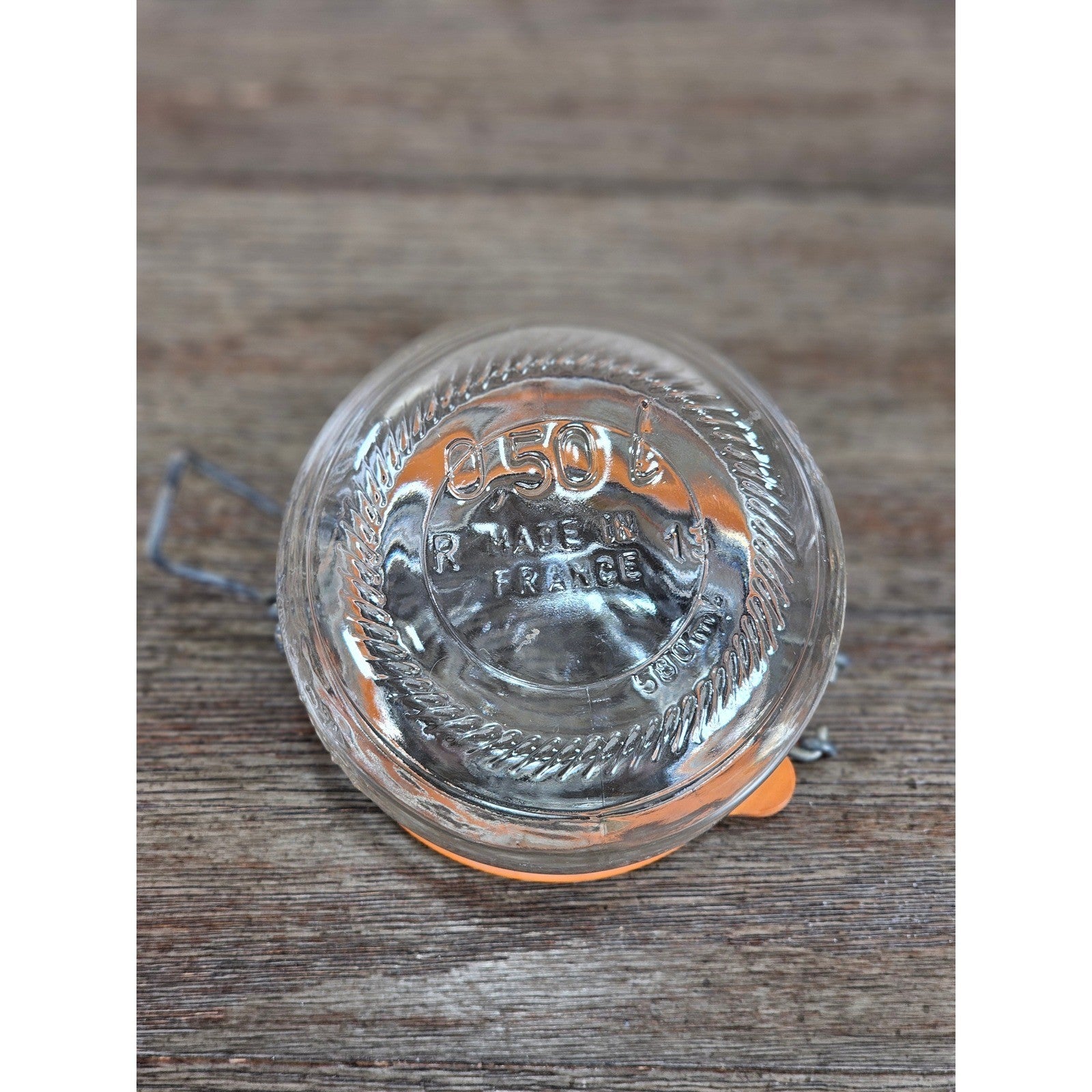 Vintage Le Parfait 0.5L Clamp Lid Glass Jar Made in France