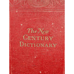 Vintage Red Hardcover Dictionary Volume Two Buck Mark to Zymurgy