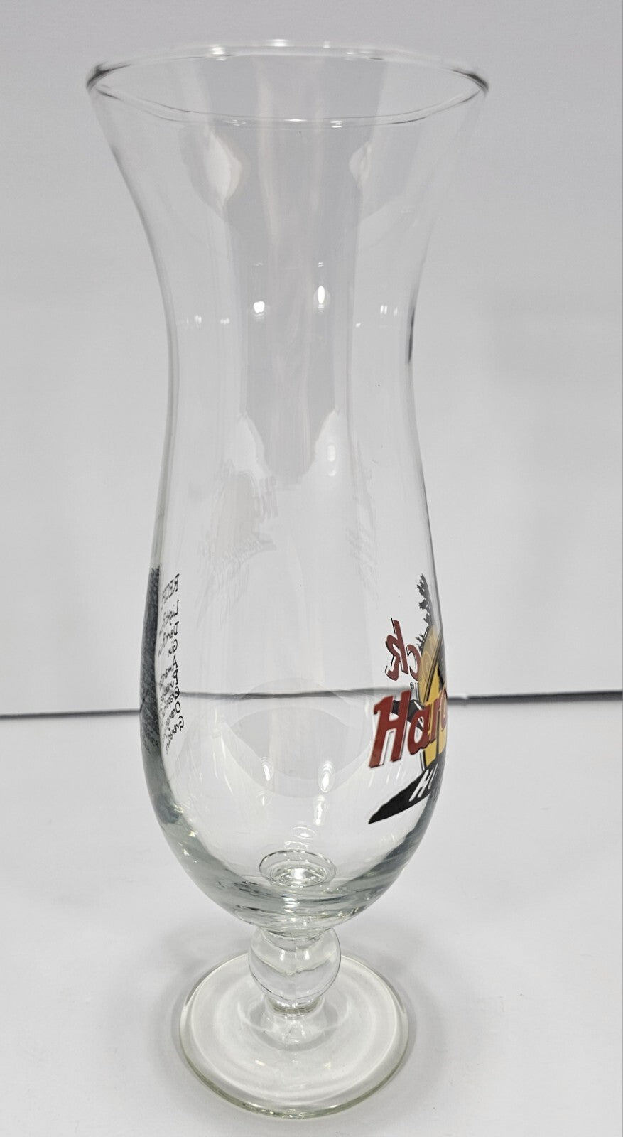 Hard Rock Café Hurricane Glass Dallas 10" Tall