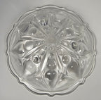 Set of 2 Anchor Hocking Footed Teardrop  Dot #920 Bowl 1960s