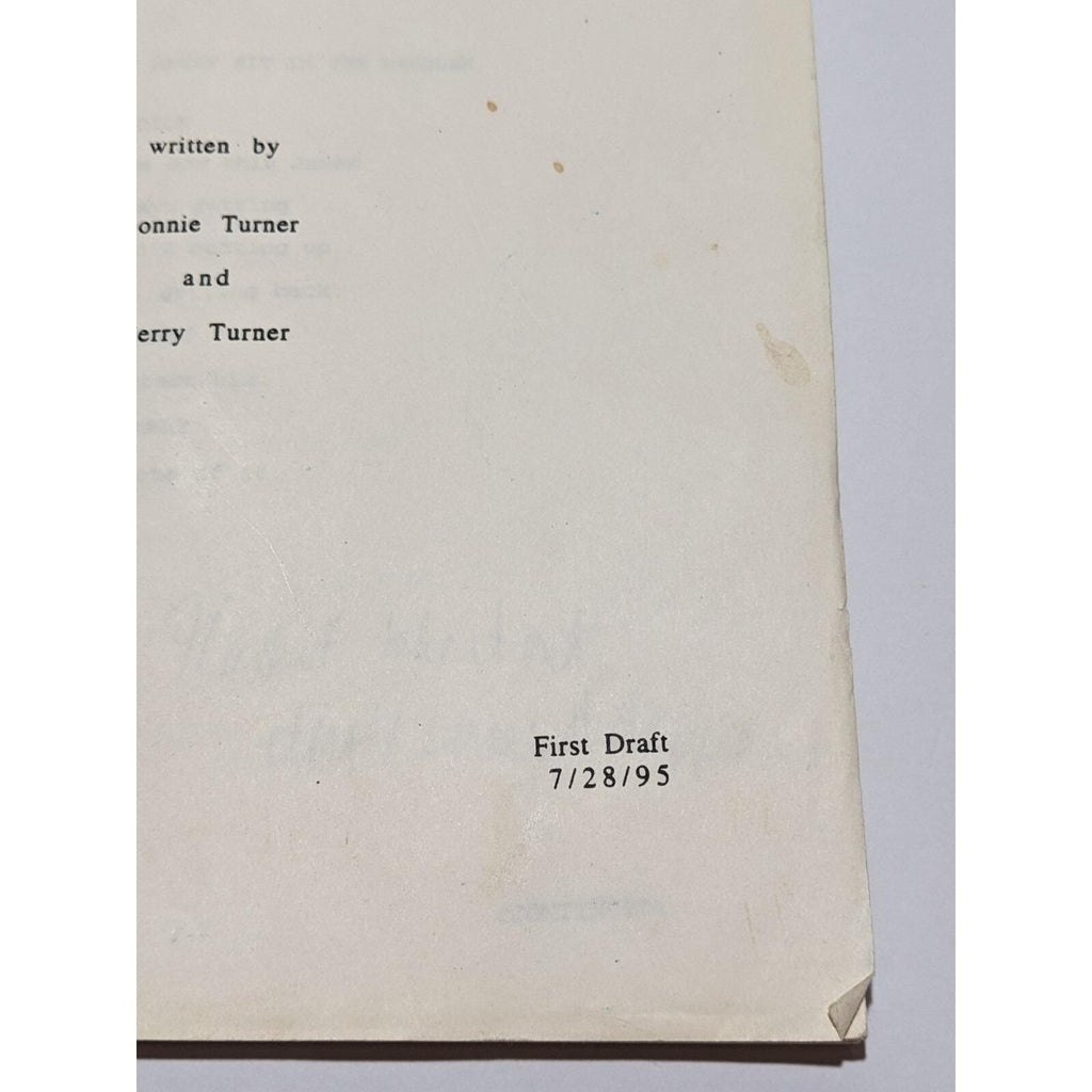 Vintage 3rd Rock from the Sun Script First Draft 1995 TV Memorabilia