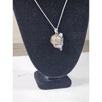 Vintage Harmony Ball Necklace Jingle Pendant Silver Tone