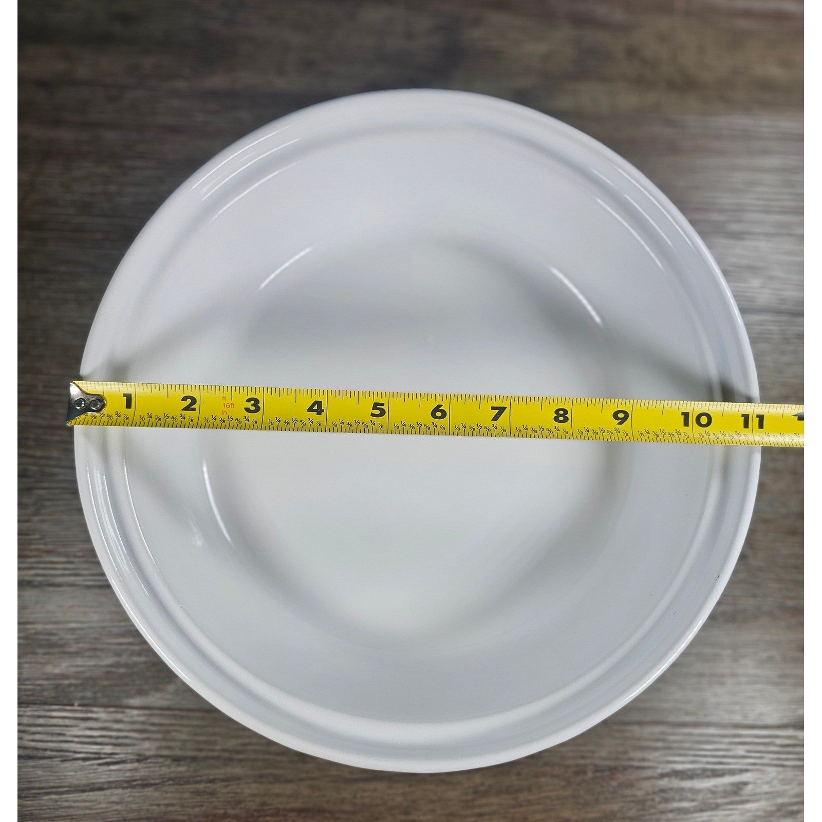 Vintage Chantal White Ceramic Pie Plate 11 Inch Fluted Rim Oven Safe