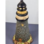 KS Collection Lighthouse Figurine Rock Texture Coastal Decor