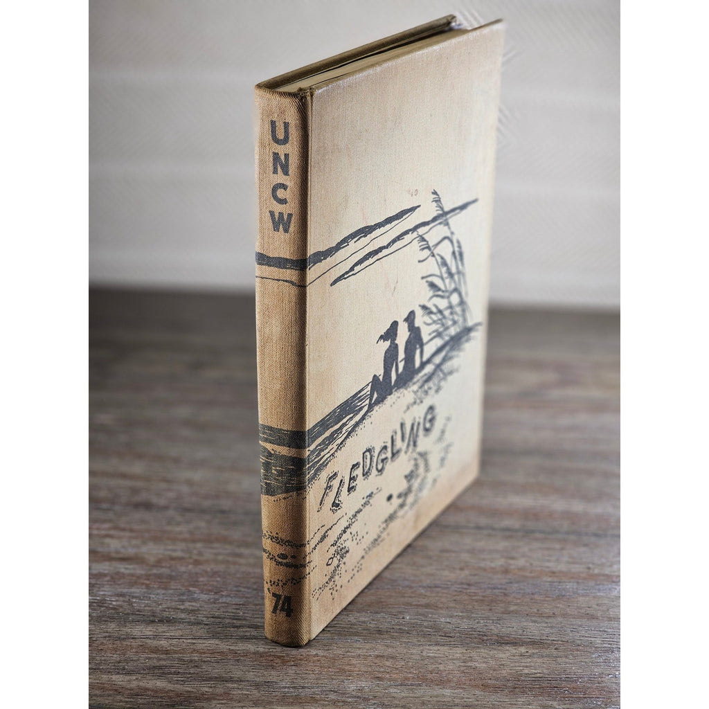 Vintage UNCW 1974 Yearbook – "Fledgling" Hardcover
