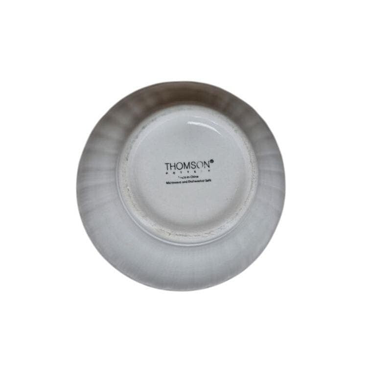 Vintage Thomson Maison Ribbed White Bowl 6 Inch Soup Cereal Pasta Bowl