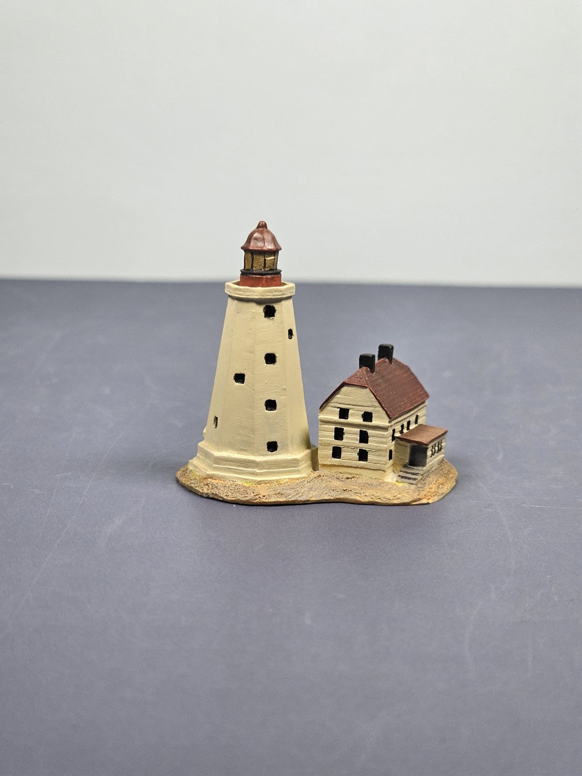 Lenox Miniature Lighthouse Thimble Figurine Sandy Hook Lighthouse New Jersey
