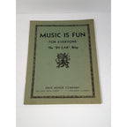 Music Is Fun for Everyone Piano Book 1943  David Suttle By Ear Method