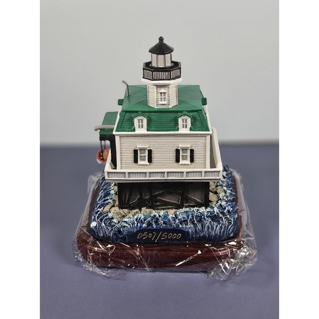 Lefton Bridgeport Harbor Lighthouse Lost Lights w/ Box COA