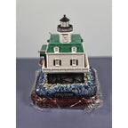 Lefton Bridgeport Harbor Lighthouse Lost Lights w/ Box COA