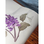 Purple Wisteria Wall Decals Floral Vine Stickers Botanical Wall Art Set