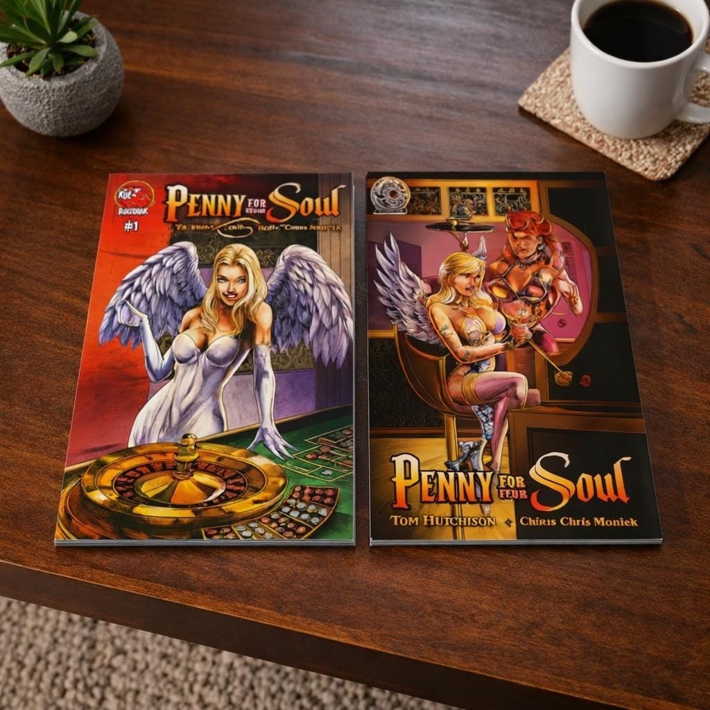 Penny For Your Soul Comics Issues 1 and 4 Set Big Dog Ink Fantasy