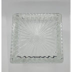 Vintage Mikasa Crystal Baby Keepsake Box BABY Glass Memory Box