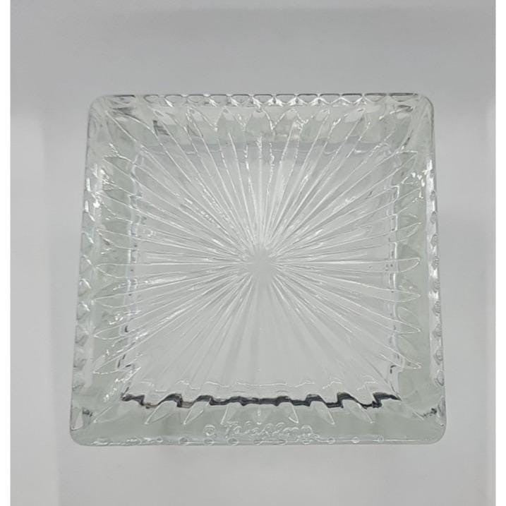Vintage Mikasa Crystal Baby Keepsake Box BABY Glass Memory Box