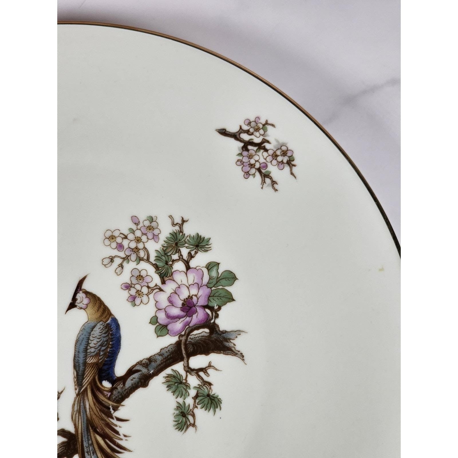 Vintage Heinrich H & C Bird of Paradise Porcelain Plate 7 3/4"
