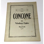Concone 25 Melodious Etudes Op 24 Piano Book Evans Edition