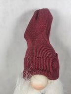 8 " Winter Gnome Shelf Sitter | Farmhouse Christmas Decor | Bendable Stocking