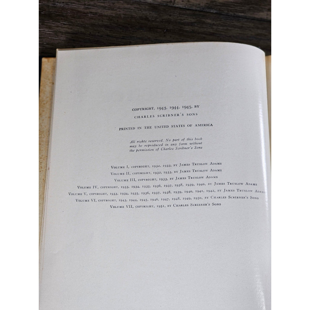 The March of Democracy Vol 6 1943 HC James Truslow Adams
