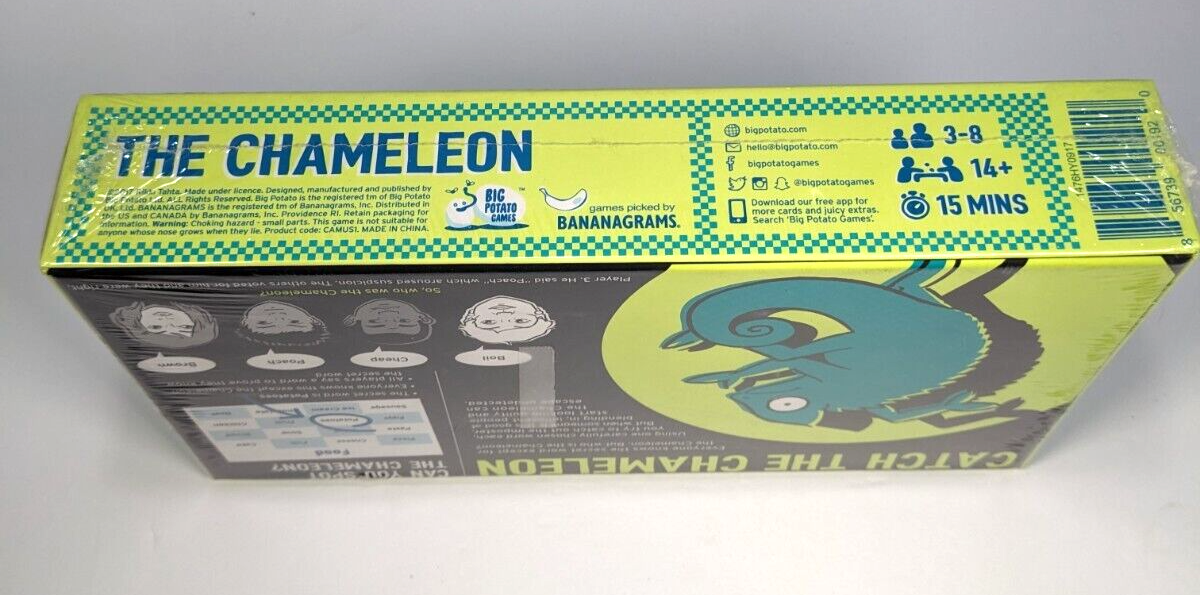 The Chameleon Board Game - NEW