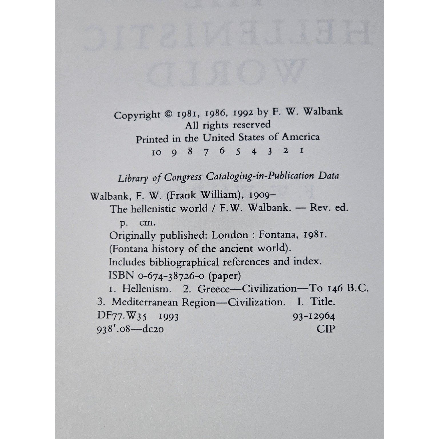 Democracy and Classical Greece Book J.K. Davies 2nd Edition HC