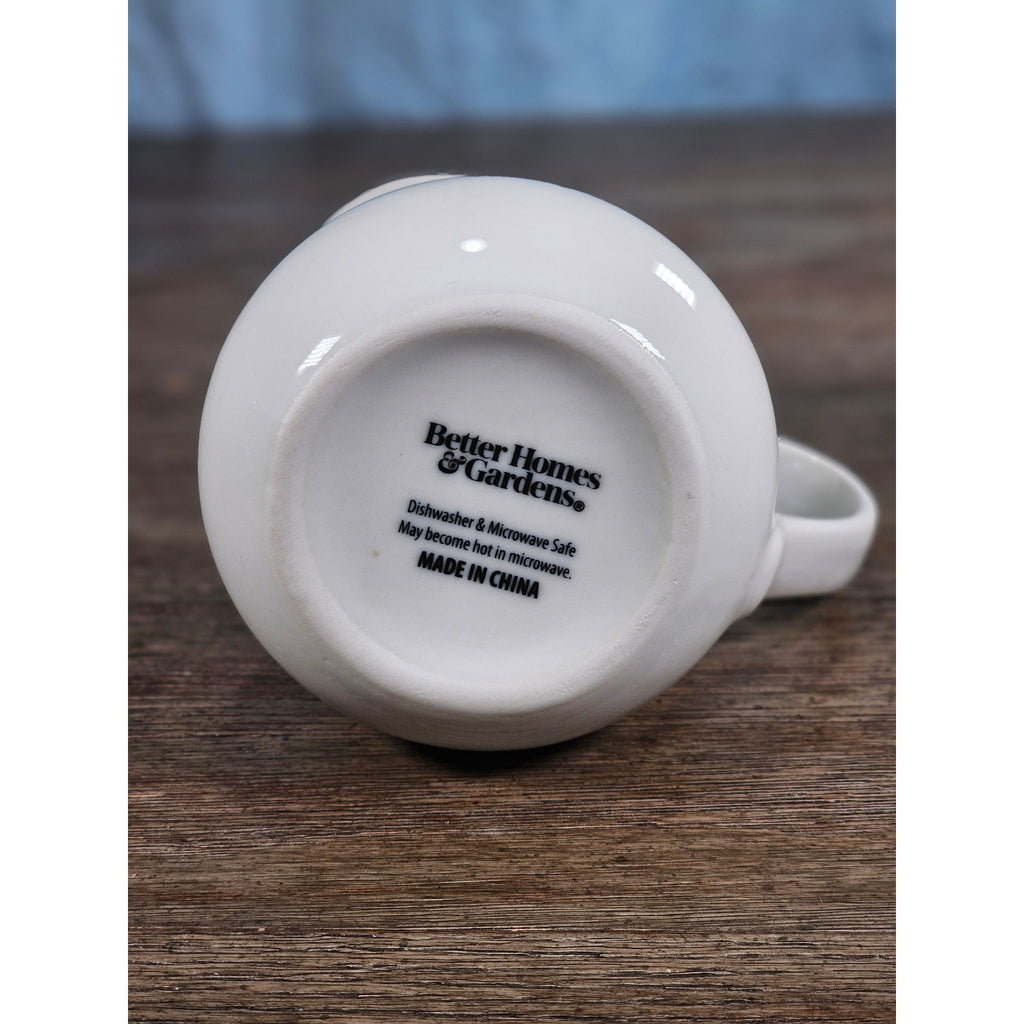 Better Homes & Gardens White Ceramic Creamer Pitcher 5"x3"