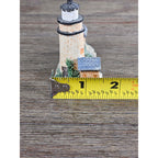 Montauk Point Lighthouse Resin Figurine Mini Coastal Nautical Decor