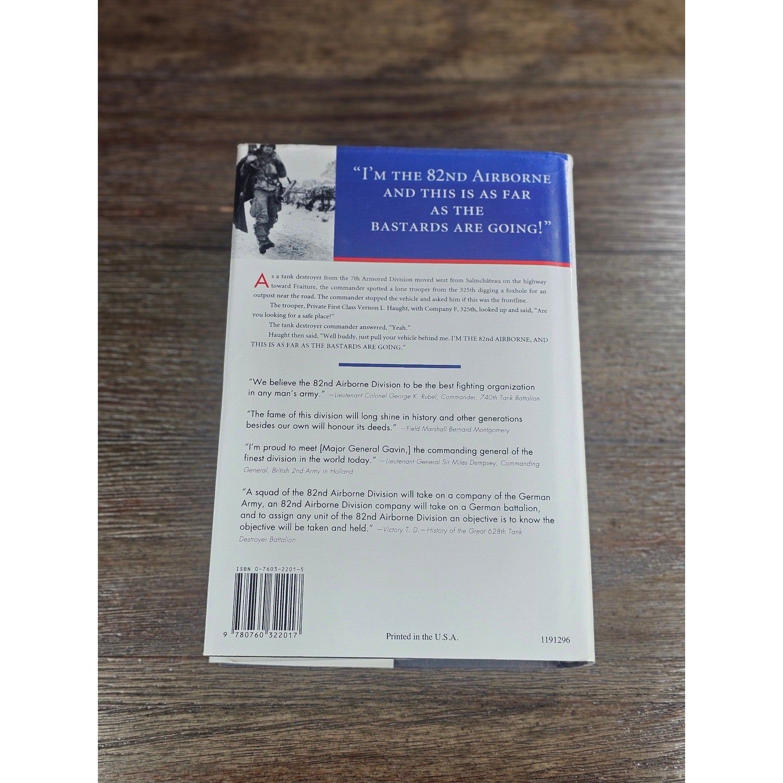 All American All The Way 82nd Airborne WWII Phil Nordyke HC