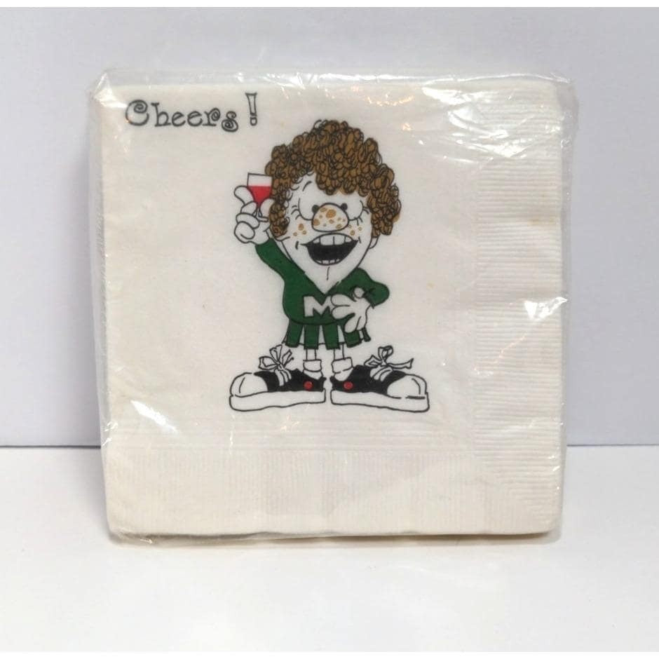 Vintage Cheers Cocktail Napkins Reeds Paper Sealed 24 Count