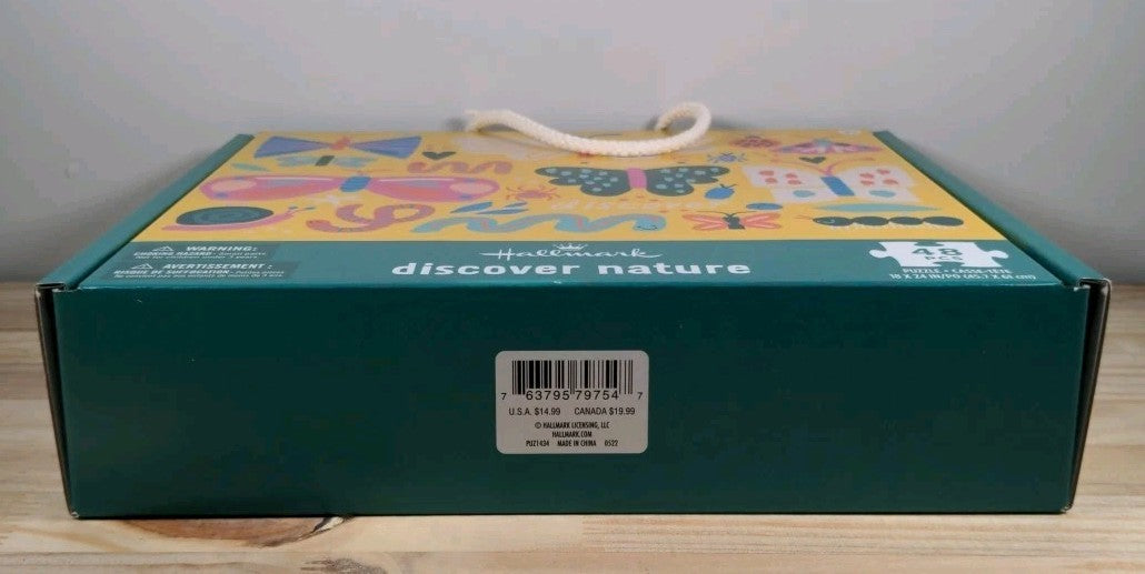 Hallmark Discover Nature 48-Piece Puzzle New Animal Theme Kids Adults Gift