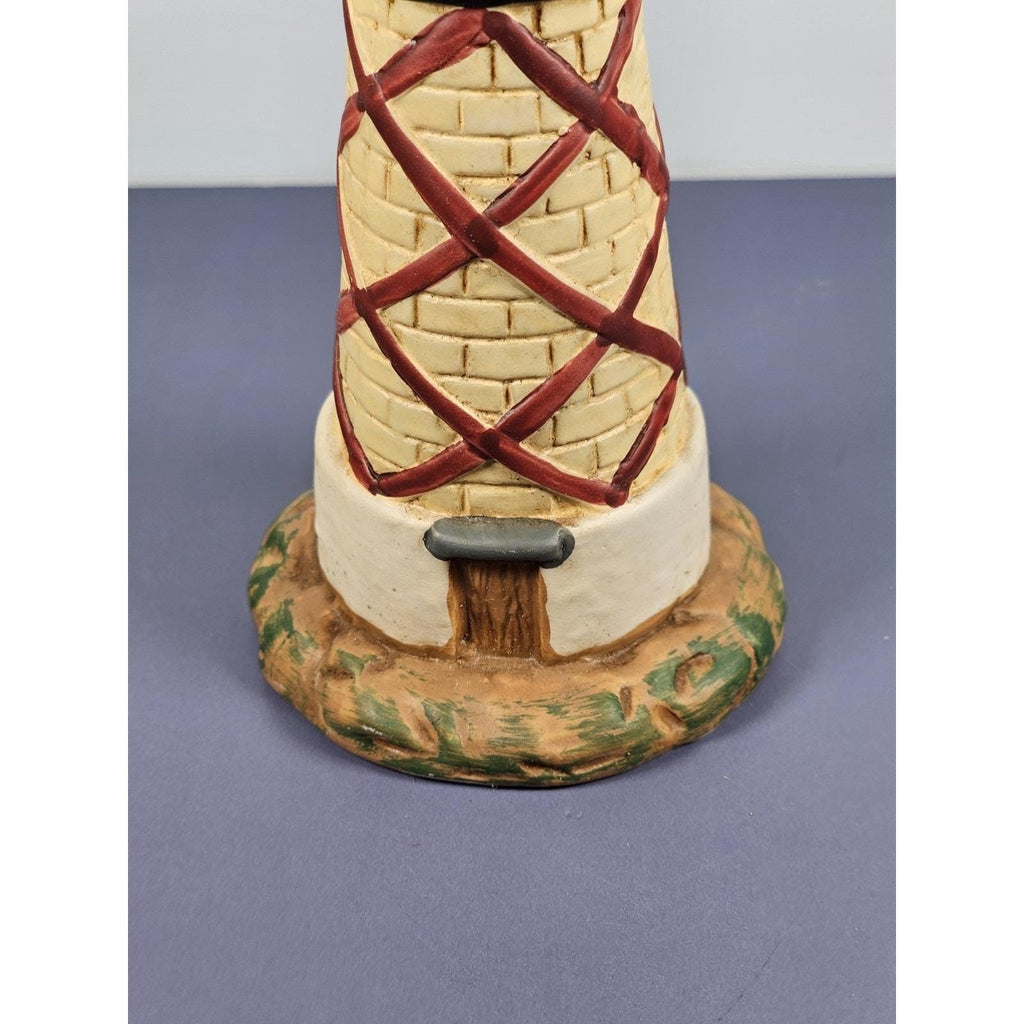 KS Collection Lighthouse Figurine Red Diamond Nautical Decor