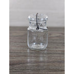 Vintage Ball Ideal Mason Jar 1 Pint Wire Bail Lid 5x3 Glass Jar