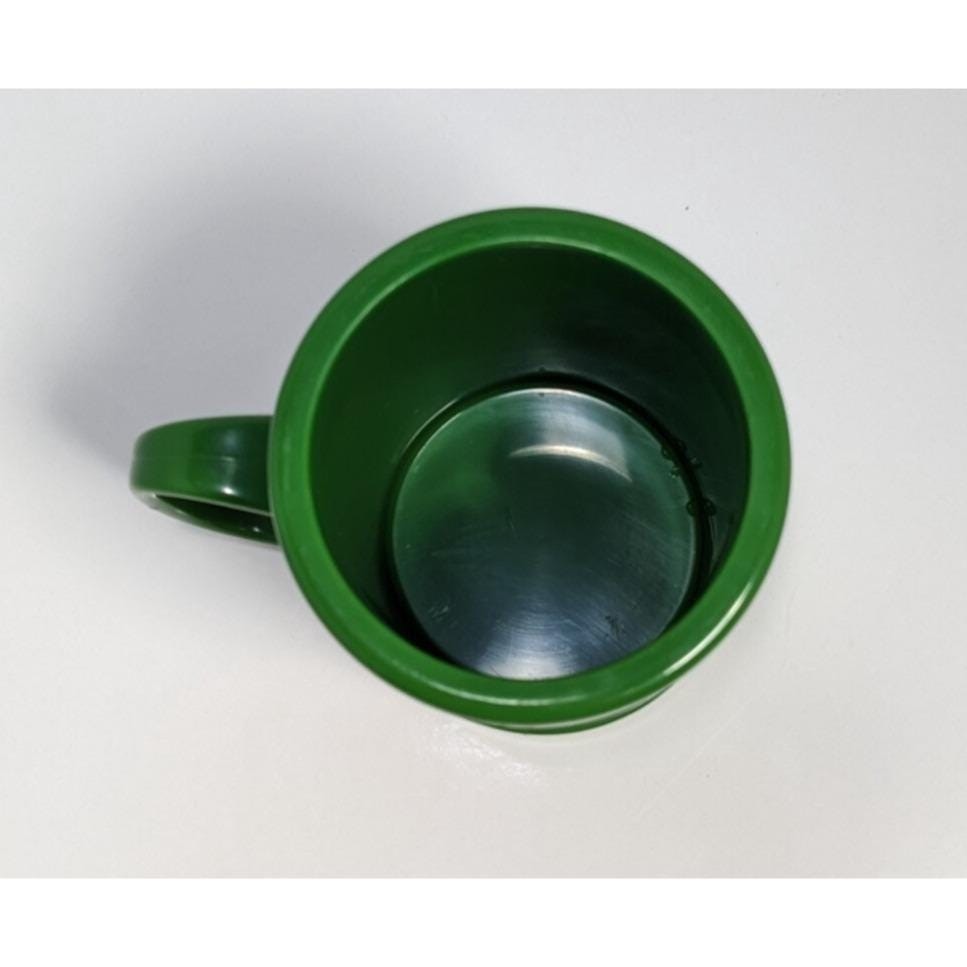 Vintage Moola Drive Thru ATM Mug Green 3D Barn Moo-La Cow