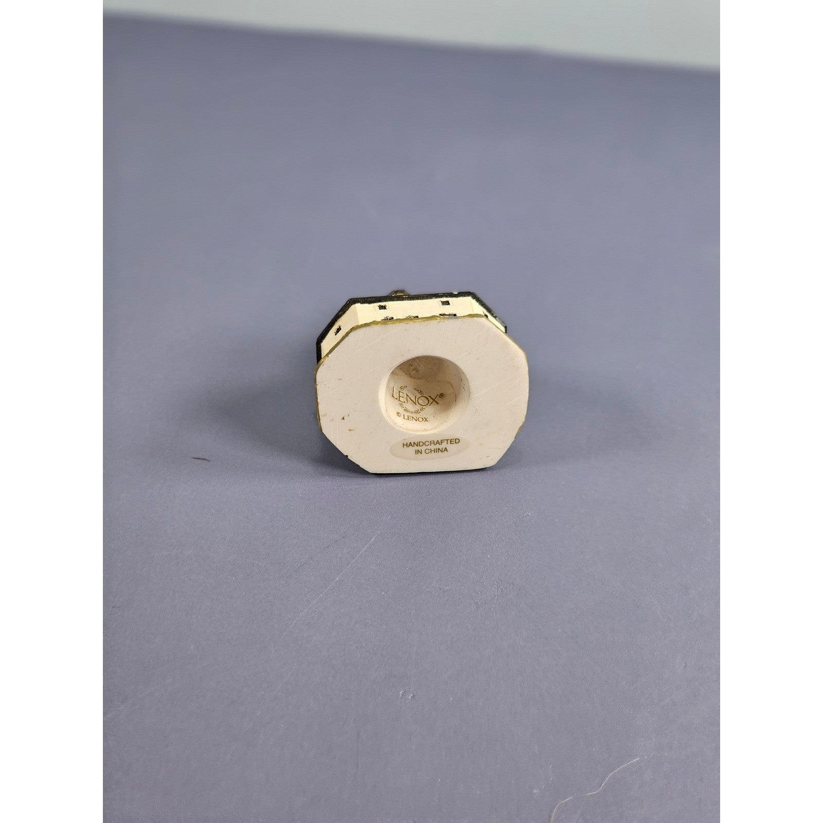 Lenox Eldred Rock Lighthouse Thimble Vintage Miniature Alaska Collectible