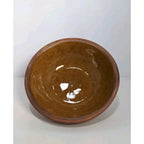 Ellen Evans Terrafirma Pottery Lid 1998 Garlic Brown Stoneware