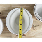 Vintage Thomson Maison Ribbed White Bowl 6 Inch Soup Cereal Pasta Bowl