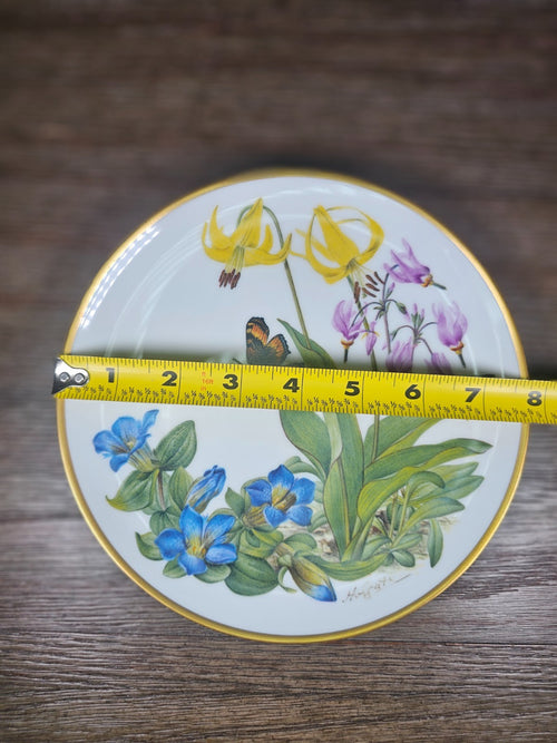 Franklin Mint Sierra Club Wildflowers of the Rocky Mountains Plate 1978